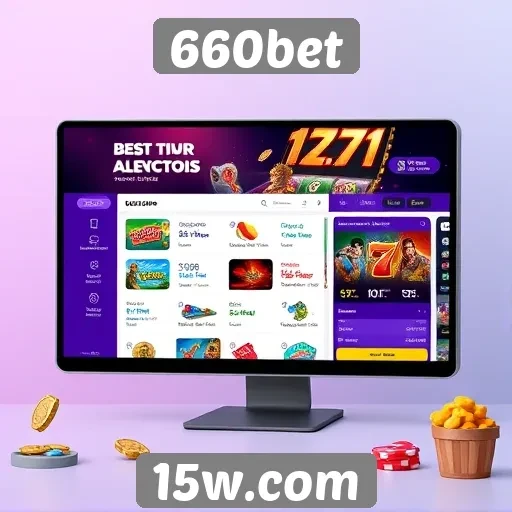 Análise da interface do site de jogos 660bet